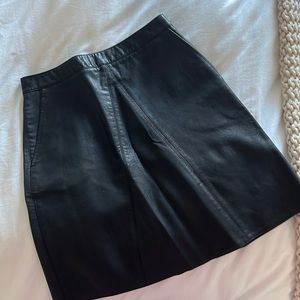 Zara Vegan Leather Skirt